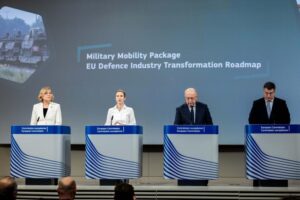 Read-out of the weekly meeting of the von der Leyen Commission by Henna Virkkunen, and Kaja Kallas, Vice-Presidents of the European Commission, Andrius Kubilius, and Apostolos Tzit