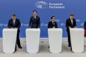 Read-out of the weekly meeting of the von der Leyen Commission by Stéphane Séjourné, Executive Vice President of the European Commission, Valdis Dombrovskis, Wopke Hoekstra, and Ap